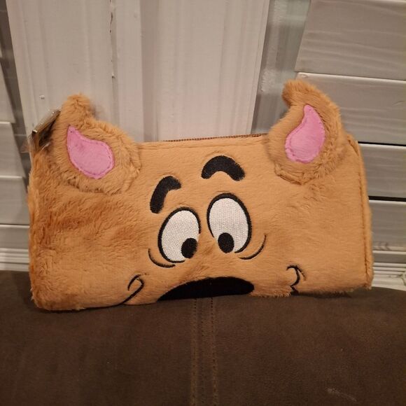 Scooby Doo Theme Plush Texture Zip Around Wallet - Picture 6 of 8